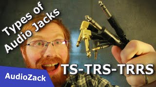 14quot and 35 mm  Types of Audio Jacks  Understanding TS TRS and TRRS Connections [upl. by Jarrad36]