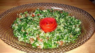 Arabic Salad Tabbouleh  Tabbouleh Recipe [upl. by Kroy]