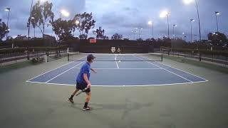 Yea it was a double bounce  Age 47  USTA 50 Tennis [upl. by Cortie]