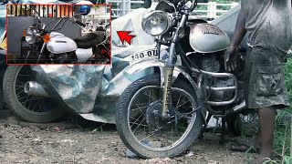 Honda cm125 full restoration  accident bike restoration [upl. by Hamo]