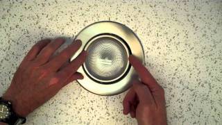 How to install a 5quot recessed gimbal ring trim by Total Recessed Lighting [upl. by Jelle]