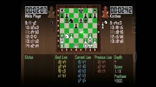 Chessmaster II USA  PS1 Korchnoi vs White Player [upl. by Nivonod]