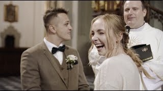 Dwór w Tomaszowicach  Nie wytrzymała podczas przysięgi  DampD  Teledysk ślubny LP Weddings [upl. by Fiora]