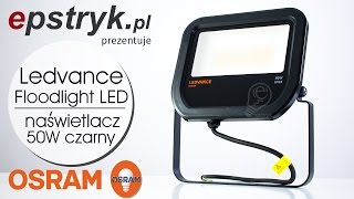 OSRAM Naświetlacz Floodlight LED Ledvance 50W black  wideoprezentacja [upl. by Gorey]