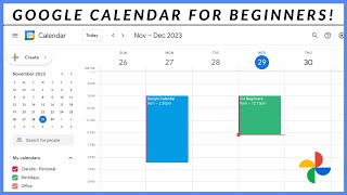 HOW TO USE GOOGLE CALENDAR FOR BEGINNERS  The basics of Google Calendar [upl. by Eugenides857]