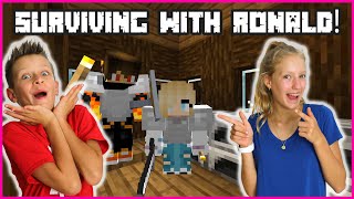 PLAYING MINECRAFT HARDCORD WITH RONALD [upl. by Suzie]