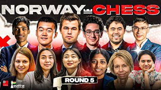 Norway Chess 2024 Round 5  ft Pragg vs Caruana Vaishali vs Lei Tingjie [upl. by Aleedis311]