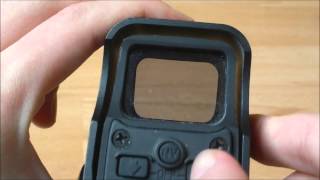 AirsoftDangerClose  EOTech 552 Clone Review Holograpic Sight [upl. by Cristobal]