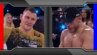 Piotr WAWRZYNIAK vs Tymoteusz ŁOPACZYK  Babilon MMA 26 [upl. by Francisco]