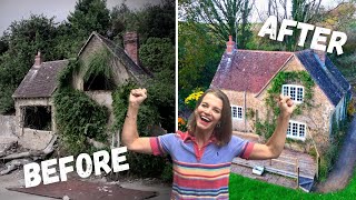 ONE YEAR in 15 minutes RENOVATING a Crumbling Cottage [upl. by Dirk]