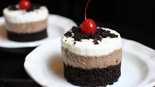 Chocolate Mousse Cake Recipe  巧克力慕斯蛋糕 [upl. by Ielhsa756]