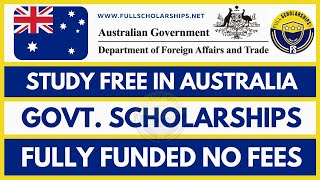 Australia Government Fully Funded Scholarships 20242025 Bachelors Masters PhD  Australia Awards [upl. by Nies]