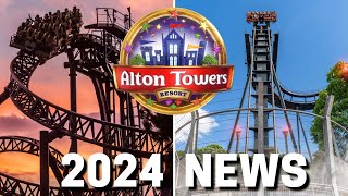 NEW Alton Towers News  Coaster Track Walks HEX Returns amp 2024 Event Details [upl. by Tail]