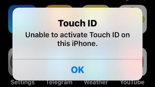 How to fix unable to activate Touch ID on this iPhone fixed here [upl. by Gneh917]