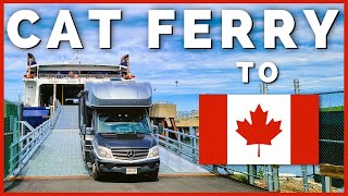 🍁⛴️ Taking our RV on The CAT Ferry from Maine to Nova Scotia Canada  Newstates eh 🍁 Ep 7 [upl. by Elaen]