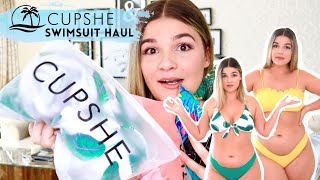 AFFORDABLE PLUSSIZE SWIMWEAR HAUL 2020  CUPSHE 🌴👙 [upl. by Einahpehs]