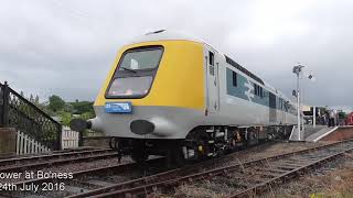 Valenta Power Prototype HST 41001 at Boness  23rd amp 24th July 2016 [upl. by Haisa998]