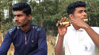 নেশা লাগিলো রে বাকা দু নয়নে নেশা লাগিলো রে flute covered by sobuj khan [upl. by Allegna]