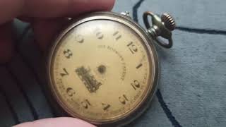 Antique pocket watch Gre Roskopf Patent under repair or spare parts Swiss madeCollectible watches [upl. by Edva]