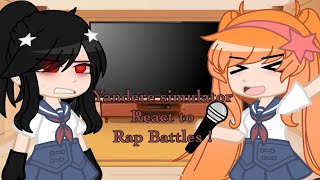 Yandere simulator react to Rap Battles  Ayano x Budo   Part 3 of react  Gacha Club [upl. by Patrick]