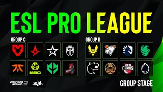 День 1  ESL Pro League Season 2024  Groups CampD  КРNВОЙ ЭФИР [upl. by Zischke919]