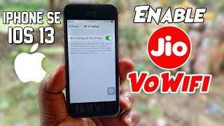 How to Enable Jio quotVoWiFiquot on iPhone SE  iOS 13  Hindi [upl. by Elfie620]