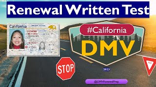 California DMV Official Renewal Test for Seniors and New Permit 2023 [upl. by Zug529]