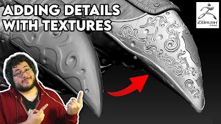 How to Create Ornaments and Other Details in ZBrush [upl. by Nebeur]