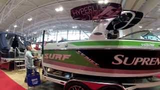 2014 Supreme Surf Series V226 Surf  Wakeboarding Boat [upl. by Conney]