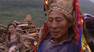 A Chinese Shaman performing after an earthquake in 2008 [upl. by Lledualc]