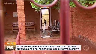 Vigilância interdita clínica onde idosa foi achada morta em piscina em Ribeirão Preto [upl. by Ramsa542]