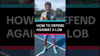 Do THIS when you get lobbed pickleball pickleballtips shorts [upl. by Banerjee]