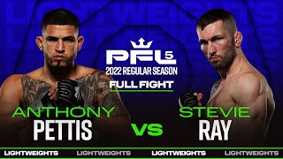 Anthony Pettis vs Stevie Ray 1  PFL 5 2022 [upl. by Yevreh]