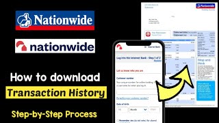 Nationwide Statement Download  Download Nationwide Bank Statement CSVPDF  Transaction History [upl. by Assisi]