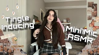 TINGLE INDUCING ASMR With Mini Mic 🧸 Mini Mic Mouth Sounds Fast amp Aggressive Triggers 🤎 [upl. by Kieryt]