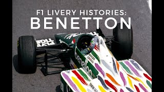 F1 Livery Histories BENETTON [upl. by Tompkins]