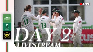 LIVE  Leicestershire CCC v Gloucestershire CCC  County Championship Day Two [upl. by Lynna]