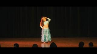 Zoé 8 ans  gagante du Jawhara bellydance contest 2017  drum solo [upl. by Eillak]