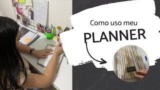 Como fazer organização mensal e semanal usando planner [upl. by Philbert786]