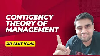 Contingency theory of Management  UGC NET  MBA  RBI Grade B [upl. by Otilia]