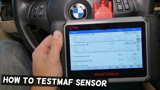 HOW TO KNOW IF MAF SENSOR IS BAD MASS AIR FLOW SENSOR TEST [upl. by Rasecoiluj]