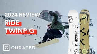 2024 Ride Twinpig Snowboard Review  Curated [upl. by Aivle]