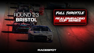 Full Throttle RealSimRacing Cup Series on iRacing  Round 23  Bristol [upl. by Pinchas]