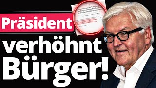 Unfassbarer Steinmeier Eklat in Berlin [upl. by Blodget]