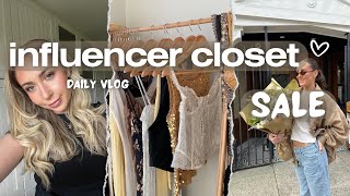 come with me to an influencer closet sale ✨💸👼🏼💌 [upl. by Lotus]