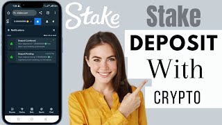 How To Deposit Money In Stake With Crypto  Stake Crypto [upl. by Airottiv34]