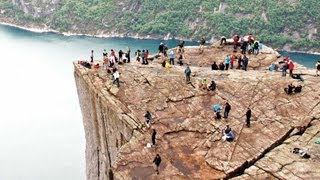 PREIKESTOLEN  Pulpit Rock  Norway Fjords  STAVANGER  El Púlpito Noruega fiordos [upl. by Eidolem]