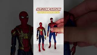 SIZE COMPARISON Integrated Suit SpiderMan shfiguarts spidermannowayhome spiderman [upl. by Dagna]