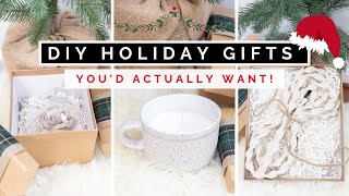 DIY CHRISTMAS GIFT IDEAS  HOLIDAY GIFTS YOU ACTUALLY WANT AFFORDABLE AND EASY TO MAKE 2020 [upl. by Mayes]