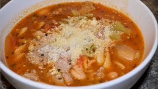 Pasta Fagioli Recipe  CookwithAPRIL [upl. by Annaesor]